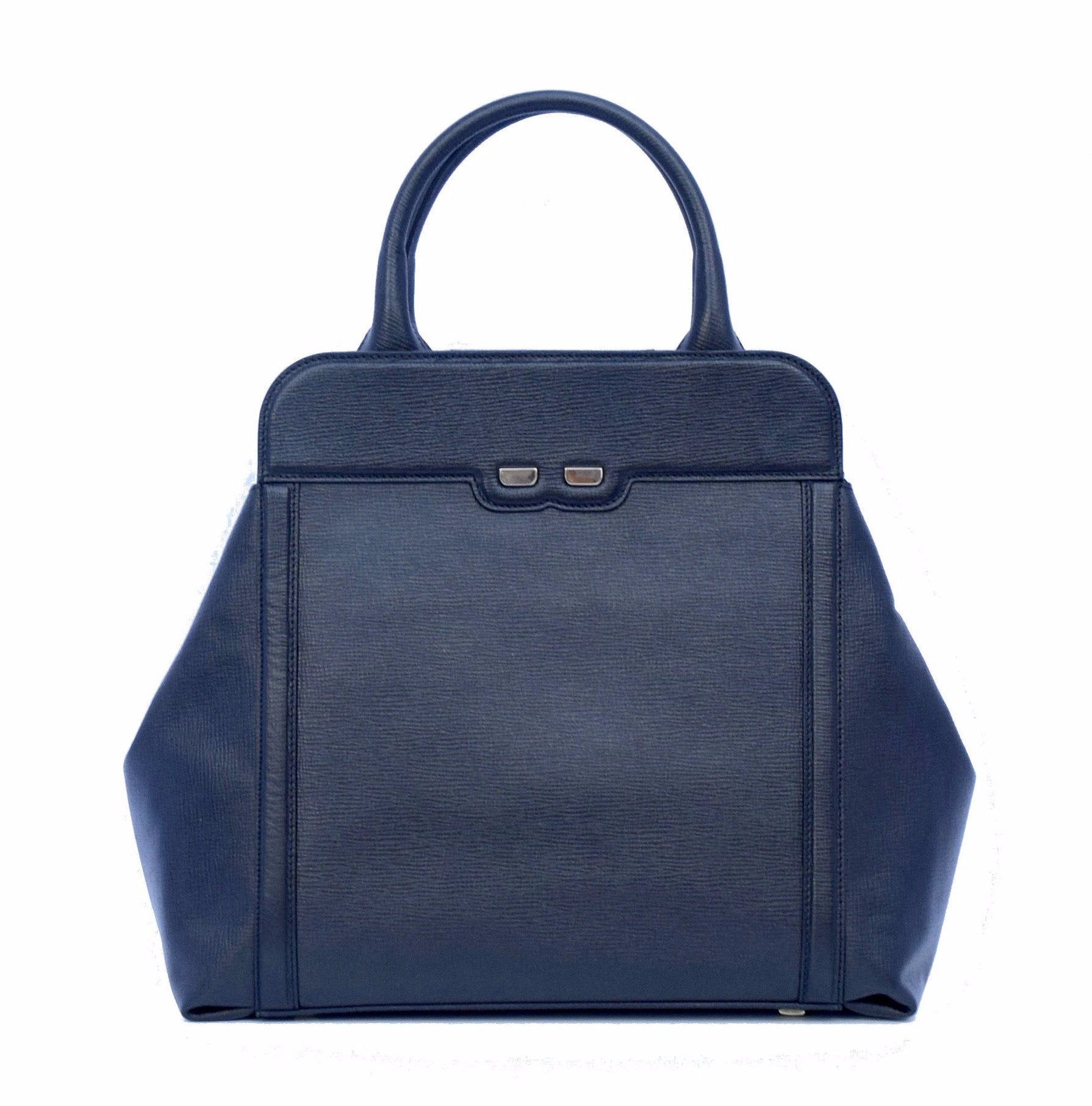 Saffiano Black Nott Handbag - BENE Handbags 