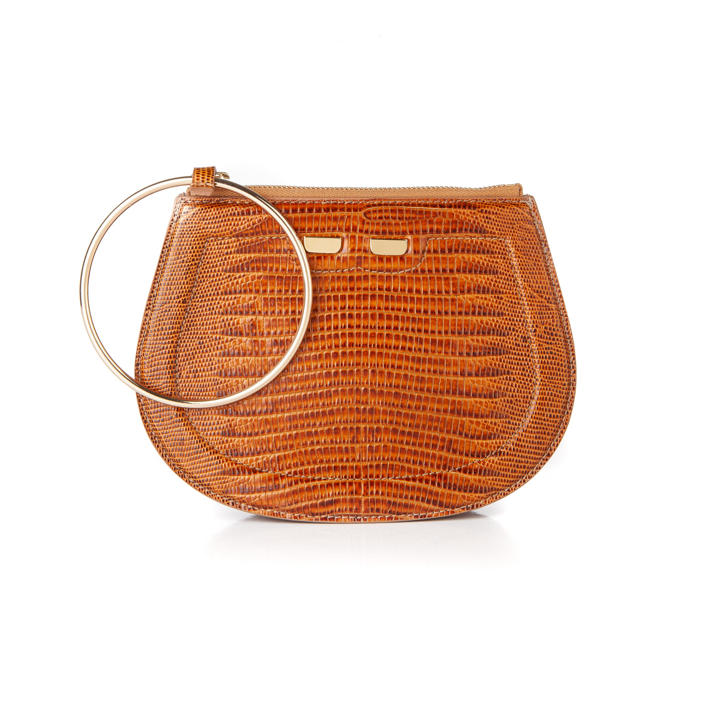 Ellie Bangle in Caramello Lizard
