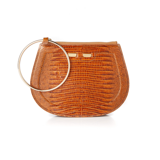 Ellie Bangle in Caramello Lizard