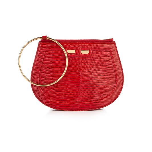 Ellie Bangle in Red Lizard